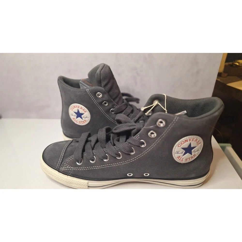 CONVERSE CHUCK TAYLOR ALL STAR HIGH TOP SNEAKERS MENS 13.5 BLACK CANVAS - Picture 7 of 10